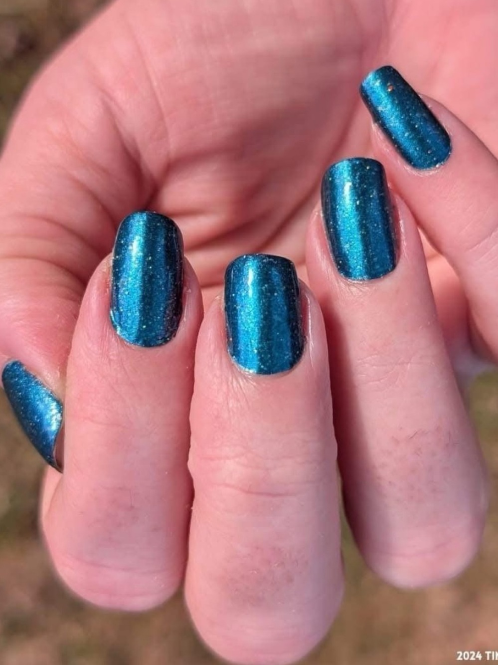*Exclusive* Color Street: London Topaz | Teal Blue Green Glitter Party Jewel